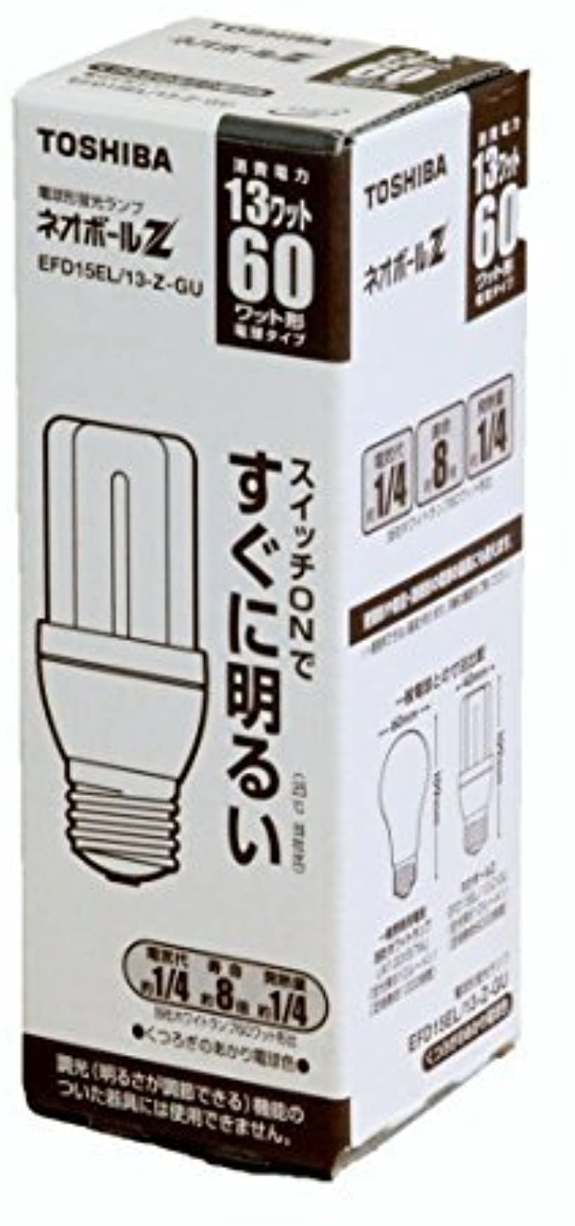 新作多数 東芝 お洒落 TOSHIBA ネオボールZ 電球60ワットタイプ 電球形蛍光ランプ 電球色