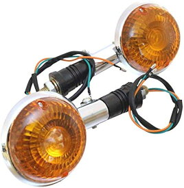 互換品nakira ヤマハタイプ ウインカー ウィンカー 2個 ビラーゴ250 400 XV250 ドラスタ250 nkr1083
