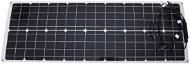 スプレンノ 50W 単結晶 ソーラーパネル 薄型 軽量 曲げれる 太陽光発電( 102x34cm)