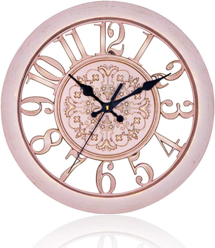 Eve Evan イヴ エヴァン 北欧風 アンティーク調 爆買い新作 掛け時計 クロック 静音 2020 ピンク 選べる5色 連続秒針 ウォール