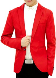 楽天市場 テーラードジャケット 赤 メンズファッション の通販