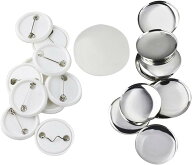 缶バッジ パーツ 44mm 缶バッジマシーン用 素材 DIY 製作 パーツセット 100個 (直径44mm)