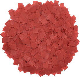 EDEN（エデン）プロマジシャン用 赤色 レッド 紙吹雪 パーティー ストーム 約26.5g (約12628枚) 12×10.5mm パーティー お祝い 手品 [レッド][E525]