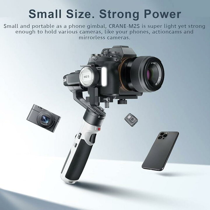 楽天市場】互換品Zhiyun Crane M2S ジンバル カメラスタビライザー 