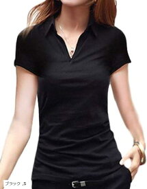 楽天市場 黒 Yシャツ 半袖 レディースの通販