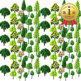 【全商品P5倍★5/16 1:59迄】Leiasnow ジオラマ 森林 樹木 模型 モデルツリー 木 森 風景 Nゲージ (樹木A・11種110本)