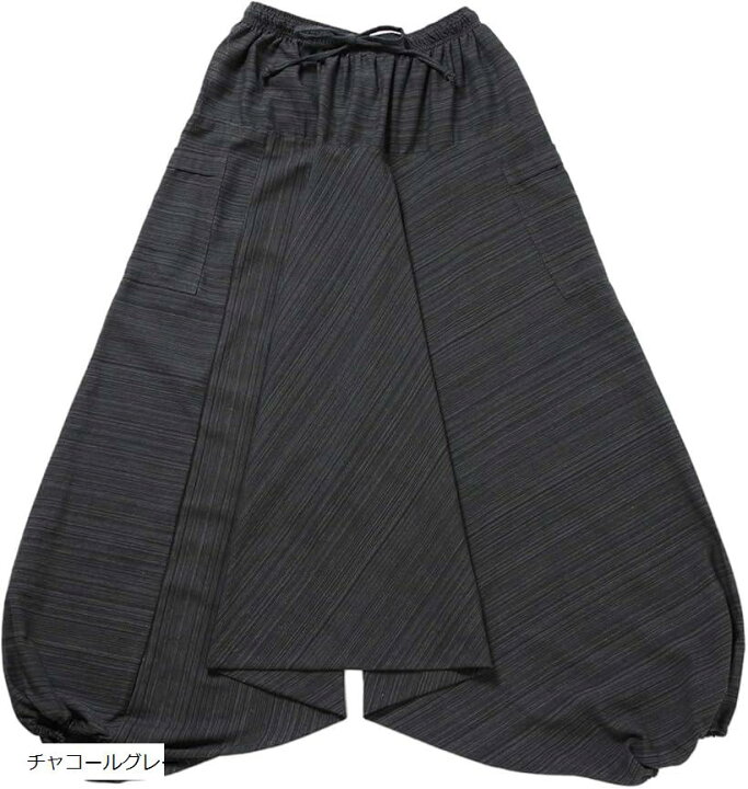 楽天市場 タイパンツ サルエルパンツ アラジンパンツ メンズ レディース ユニセックス カジュアル スウェット 夏冬 オールシーズン コーデ チャコールグレー Free Size Ohstore
