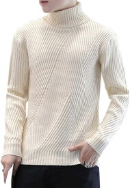 楽天市場 タートルネック 白 ニット セーター トップス メンズファッションの通販
