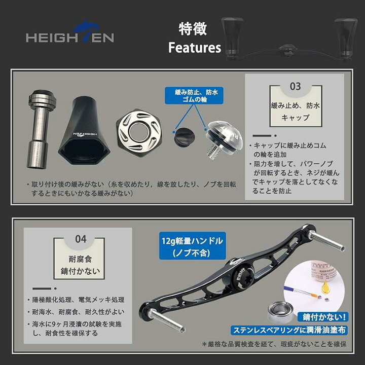 100 品質 115mm ベイト リール ハンドル 70航空アルミ製 シマノ ダイワ アブガルシア 通用 Mdm ガンメタル ノブ Pagamento Phbodontologia Com Br