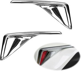 トヨタ C-HR 専用 リア リフレクター カバー メッキ フレーム ガーニッシュ 外装 パーツ (リア)