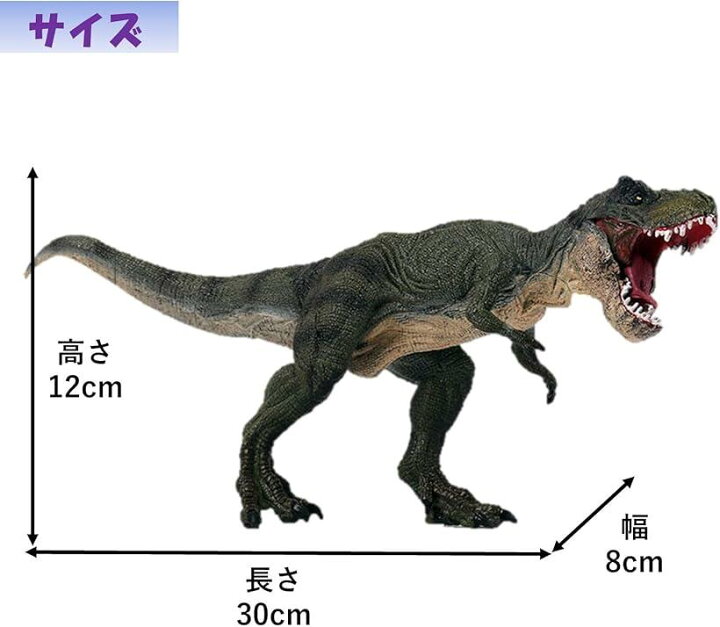 楽天市場 ティラノサウルス 赤 緑 2個セット リアル 恐竜 フィギュア ミニチュア Ohstore