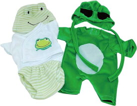 morytrade 人形 赤ちゃん人形 乳児 新生児 おもちゃ 沐浴 赤ちゃん にんぎょう リアル 30cm (緑の服セット（カエルとくま）)