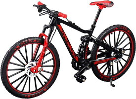 シンプルチョコ 自転車 おもちゃ 玩具 ハンドル 3色 MTB マウンテンバイク 模型 1/10 (レッド)