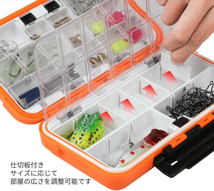 楽天市場 ルアー タックルボックス 2個セット 釣り道具 道具箱 ルアーケース タックルケース 釣り具 バッカン 収納 大 Ohstore