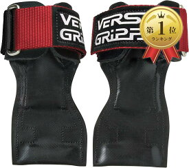 【楽天ランキング1位入賞】VERSA GRIPPS® PRO オーセンティック サポーター パワーグリップ SM-Red( ロイヤルレッド/ブラック, Small：手首15.2-17.8 cm)