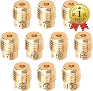 【楽天ランキング1位入賞】メインジェットセット10個 ケーヒン全ネジ型/大タイプ #70-#100 バイク用 AF35…