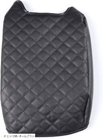 センター コンソール アームレストカバー キット コンソールアームレスト クッション トヨタ ランドクルーザープラド fj150 2010-2019アクセサリー(チェック柄-オールブラック)