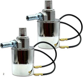 【楽天ランキング1位入賞】互換品エアホーン 電磁弁 交換 補修 マグネットスイッチ12V/24V 汎用 ヤンキーホーン ビッグホーン デコトラ 2個
