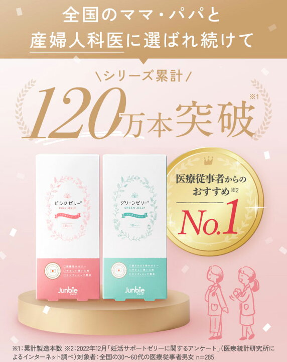 楽天市場】【公式】グリーンゼリー 産婦人科取扱商品 ジュンビー 産み 