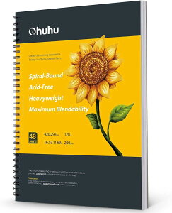 Ohuhu XPb`ubN A3 }[J[y p 200gsm 48  420mm×297mm O^Cv ~Vڕt FM    }[J[y CXg XPb` fUC ʂ肦 G w a