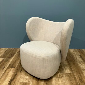 NORR11 Little Big Chair Light beige(幅770×奥行750×高さ765（mm）北欧 北欧 モダン ラウンジチェア)【中古】