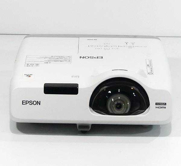 B607】プロジェクター EPSON EB-535W 超短焦点 リモコン付-