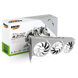 INNO3D GeForce RTX 4080 Super X3 OC WHITE (N408S3-166XX-18703259) グラフィックボード メモリ16GB 補助電源あり 【代引き不可】 【お取り寄せ】【新品】
