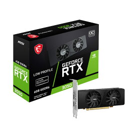 MSI GeForce RTX 3050 LP 6G OC グラフィックボード 代引き不可 お取り寄せ【新品】
