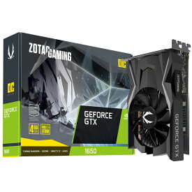 ZOTAC GAMING GeForce GTX 1650 OC GDDR6 ZTGTX1650-4GBOCGDR6/ZT-T16520F-10L グラフィックボード 代引不可 お取り寄せ 【新品】