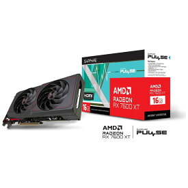 SAPPHIRE PULSE Radeon RX 7600 XT GAMING OC 16GB GDDR6 PULSERX7600XTOC16G/11339-04-20G グラフィックボード 代引不可 お取り寄せ 【新品】