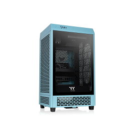 Thermaltake The Tower 200 Turquoise CA-1X9-00SBWN-00 PCケース 代引不可 お取り寄せ 【新品】