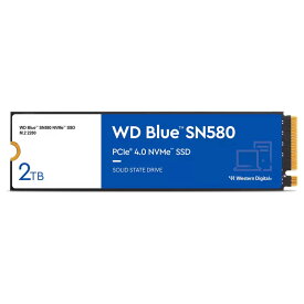 Western Digital WD Blue SN580 (WDS200T3B0E) NVMe M.2 2280 SSD 2TB 代引き不可 代理店直送【新品】