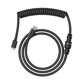 Glorious Coiled Cable - Phantom Black (USB-C with Aviator Connectors) GLO-CBL-COIL-BLACK コイルケーブル 代引不可 お取り寄せ 【新品】