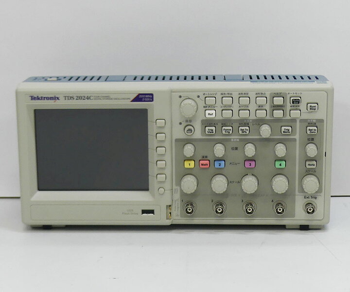 Tektronix製】デジタルオシロスコープ TDS2024【日本語シート付 