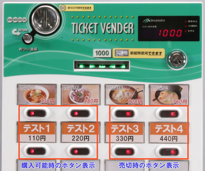 楽天市場】【新紙幣/新500円対応】送料無料屋内用 卓上型自動券売機 