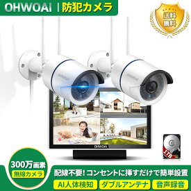 防犯カメラ 無線 ワイヤレス防犯カメラ 防犯カメラ 屋外 防犯カメラセット 屋外 家庭用 防犯カメラ 配線不要カメラ 防犯カメラセット 監視カメラセット 500万画素 録画機 IP67防水 屋外 工事不要 カメラ 防犯カメラ 設置 簡単【2~4台セット】