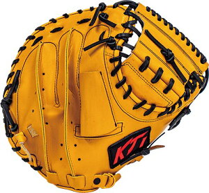 KT1 ケイティーワン 軟式キャッチャーミット 捕手用(野球グローブ/軟式グローブ/少年 小学生 ジュニア)軟式ミット キャッチャーミット 捕手用 キャッチミット ライトブラウン ブラッ