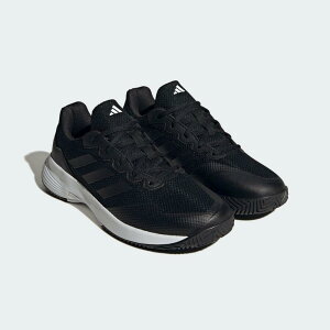 adidas アディダス GameCourt 2 M ゲームコート 2 M テニスシューズ オールコート用 入門モデル 初心者向け エントリーモデル テニス オールコート ユニセックス ブラック 22cm 22.5cm 23cm 23.5cm 24cm 24.5c