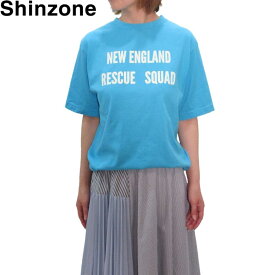 30%OFF SALE(セール) Shinzone(シンゾーン) RESCUEロゴTシャツ RESCUE TEE カットソー 綿 レディース 全3色 フリーサイズ 日本製 【0824楽天カード分割】