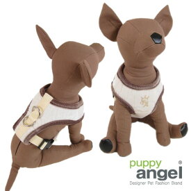 Puppy Angel(パピーエンジェル) リード付きハーネス 犬服 ドッグウェア 小型犬用品 子犬 おしゃれ ペット チワワ トイプー ヨーキー