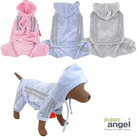 Puppy Angel(パピーエンジェル) Modern Line Jogging Suit(モダンラインジョギングスーツ オールインワン) 犬服 ドッグウェア 小型犬用品 子犬 おしゃれ ペット チワワ トイプー ヨーキー