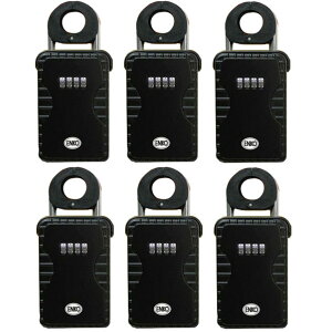 キーストック 暗証番号 屋外 キーボックス 鍵収納 南京錠 N-1260 6個 ノムラテック キー ボックス キーケース キーロッカー 玄関 車 防犯 セキュリティ