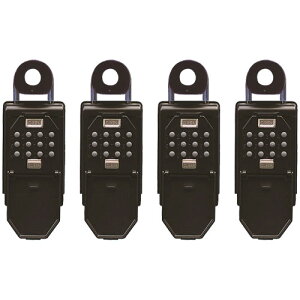 ボタン式キーストック 鍵収納ボックス 暗証番号 屋外 キーボックス N-1267 4個 ノムラテック キーケース キーロッカー 玄関 防犯 セキュリティ
