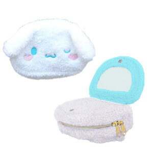 サンリオ 化粧 ポーチ フェイスポーチ ミラーポーチ ミラー 付き メイク ポーチ マイメロディ キティ クロミ シナモロール ポチャッコ