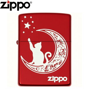 Zippo 2RED-MoonCAT Wb|[ L L   VGbg fUC A[g ICC^[ i  Mtg v[g Y fB[X RNV zippoC^[  `[t