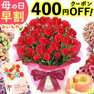 ＼先着400円クーポン★4/14にお値段上がります／ 母の日 プレゼント 早割 カーネーション 2026 花 生花 …