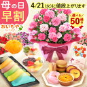 ＼今夜23:59迄★ポイント3倍＆早割／ 母の日 プレゼント 早割 2026 花 生花 カーネーション 鉢植え 5号 ゼリー クッキ…