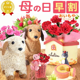 ＼まもなく値段上がります／ 母の日 早割 プレゼント ははの日 花 生花 ギフト カーネーション ケイトウ 花鉢 鉢植え 鉢花 フラワーアレンジメント 犬 猫 ぬいぐるみ アニマル キャラクター 可愛い おしゃれ 送料無料 スイーツ お菓子 洋菓子 ギフトセット おいもや