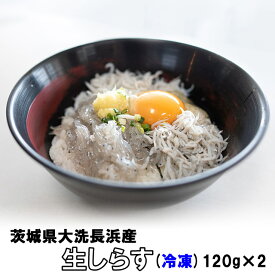 送料無料 冷凍 ギフト しらす 生しらす 240g (120g×2) 贈答用 白す シラス お取り寄せ 添加物不使用 茨城 大洗