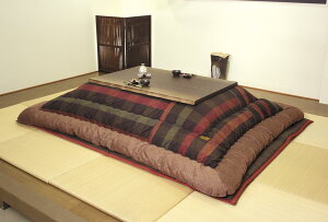 KF-388 こたつふとん こたつ布団 絣 掛敷セット 掛け布団 敷き布団 長方形 保温 日本製 安心 和風 和モダン アサヒ木工 大分 日田